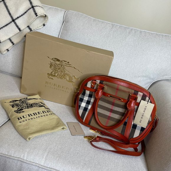 BURBERRY CHECKED HANDBAG - Picture 3 of 11